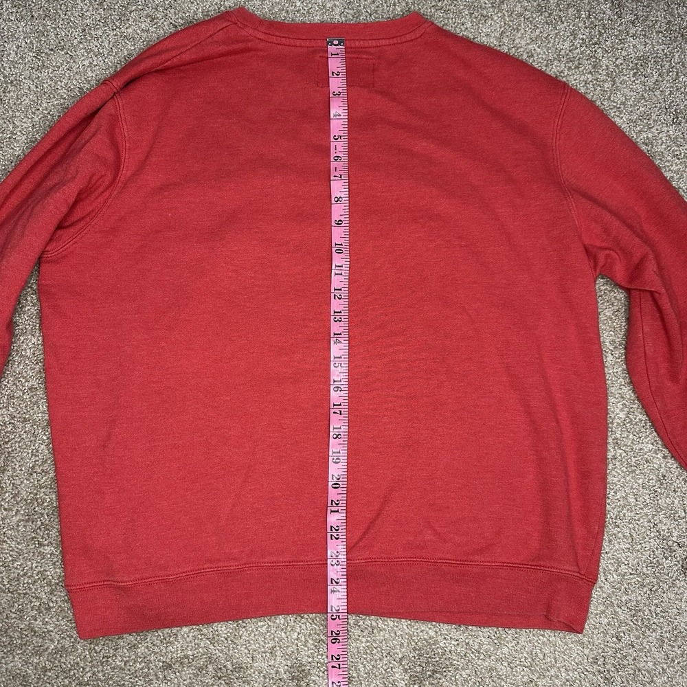 Ohio State Buckeyes University OSU Varsity Crewneck Sweatshirt Size XL Red Logo - Picture 8 of 9
